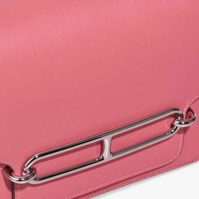 Best Replica Hermès Roulis 18 Swift Rose Azalee PHW - Replica Handbags - Image 7
