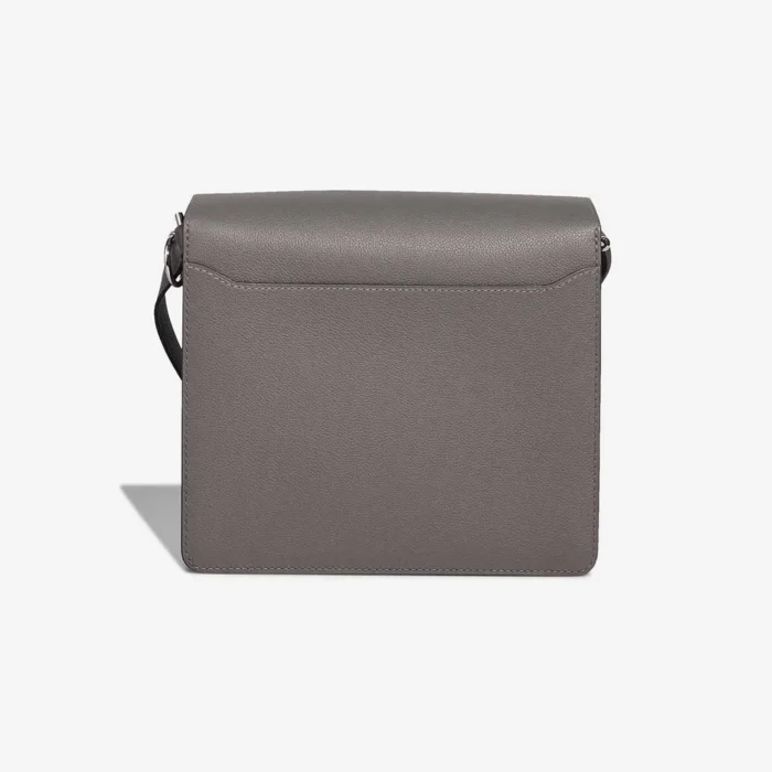 Best Replica Hermès Roulis 23 Clemence Gris Meyer PHW - Replica Handbags - Image 3