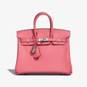 Hermès Replica Birkin 25 Swift Rose Azalee PHW - DLF