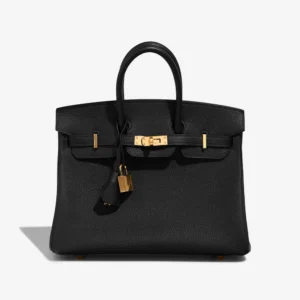 Hermès Replica Birkin 25 Togo Black GHW - DLF