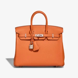 Hermès Replica Birkin 25 Togo Orange PHW - DLF