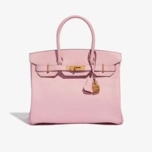 Hermès Replica Birkin 30 | Rose Sakura & Vermillion GHW - DLF