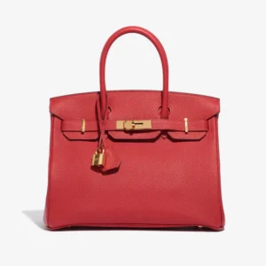 Hermès Replica Birkin 30 Togo Rouge Vif GHW | DLF