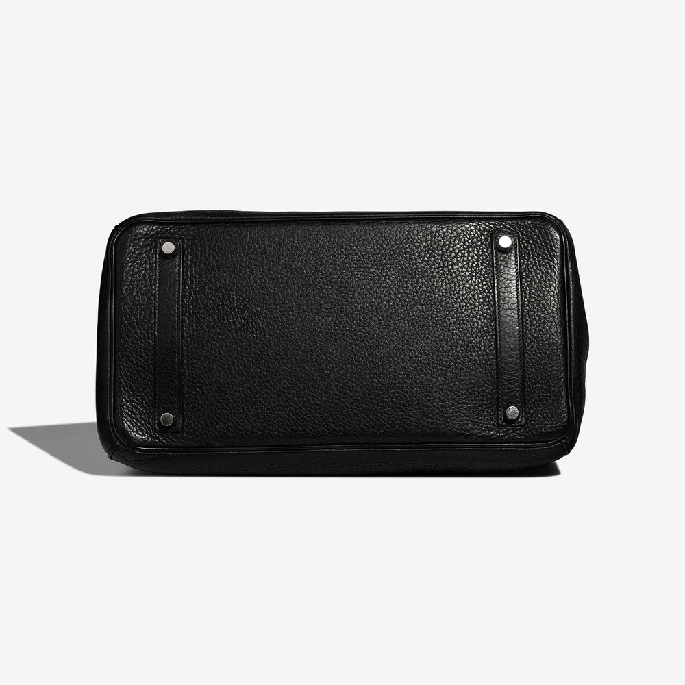 Luxury Black Clemence Birkin 35 with Palladium Hardware - Image 3