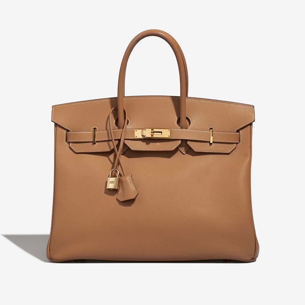 Hermès Replica Birkin 35 Courchevel Tabac Camel GHW | DLF