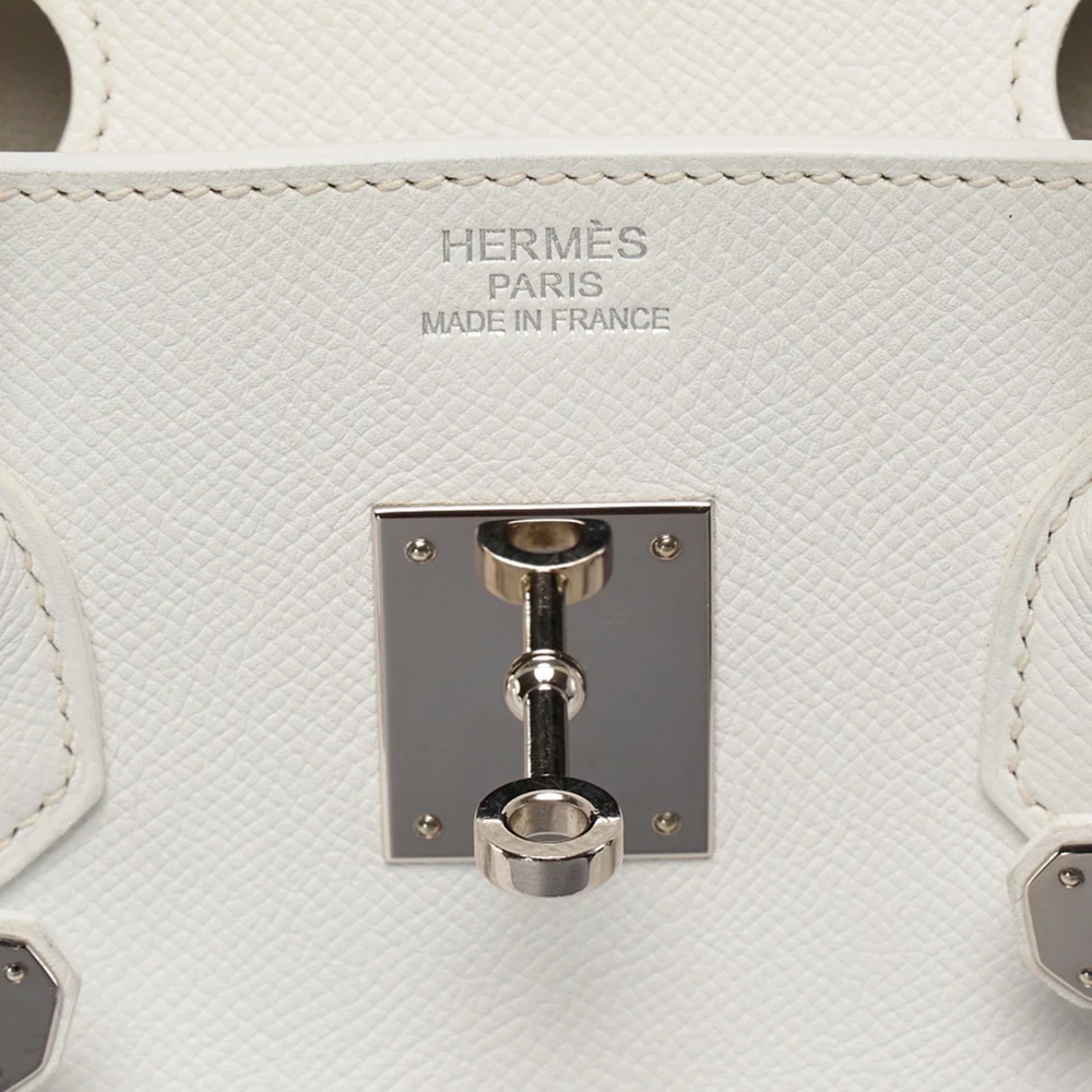 Hermès Birkin 35 Epsom White with Gold Hardware: The Ultimate Icon of Structured Elegance - Image 6