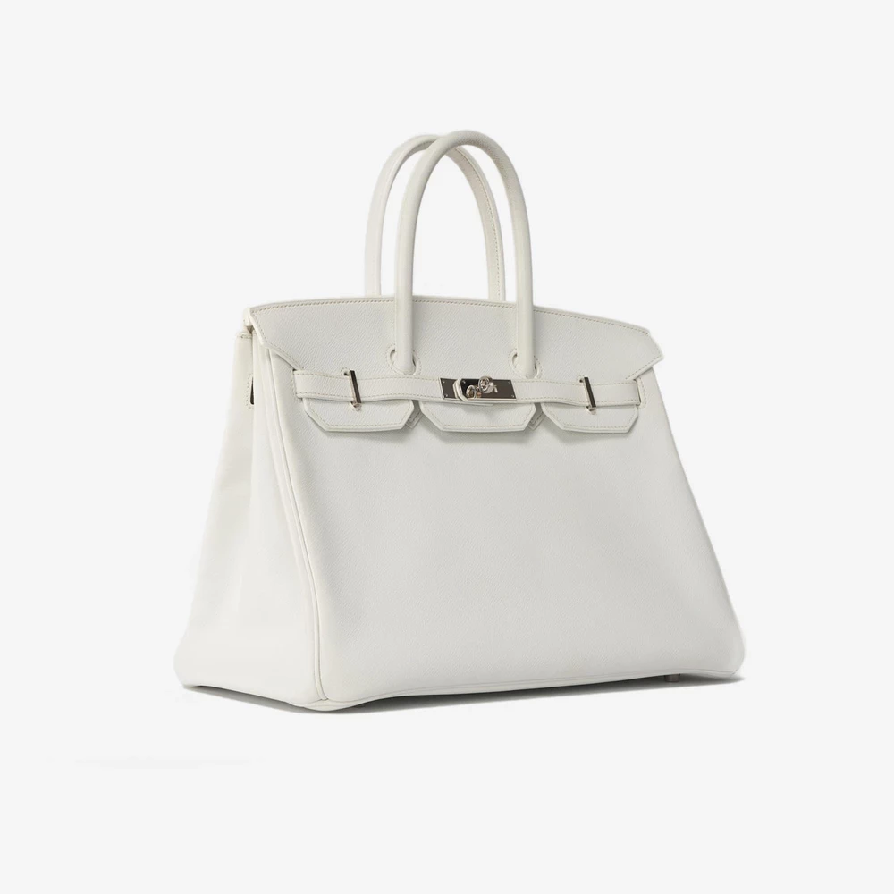 Hermès Birkin 35 Epsom White with Gold Hardware: The Ultimate Icon of Structured Elegance - Image 4