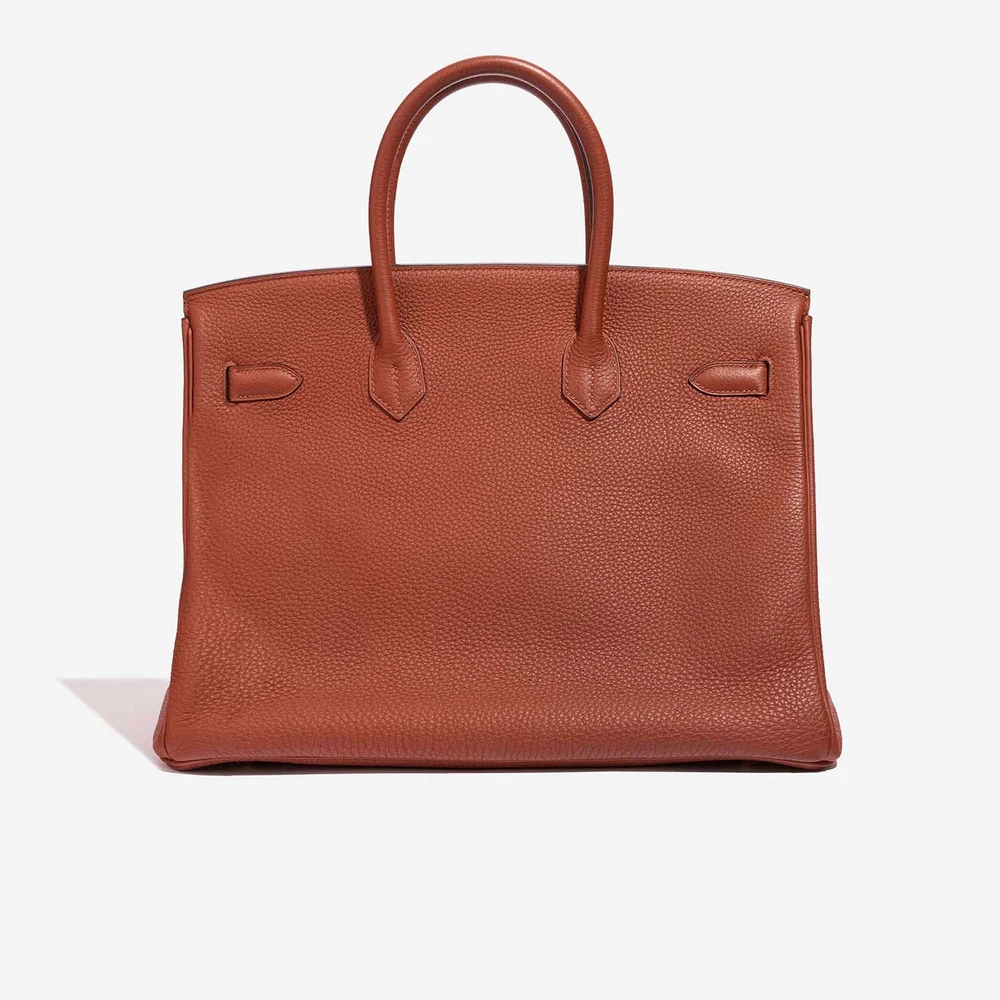 Birkin 35 Handbag in Cuivre Togo Leather with Gold Hardware - Image 2