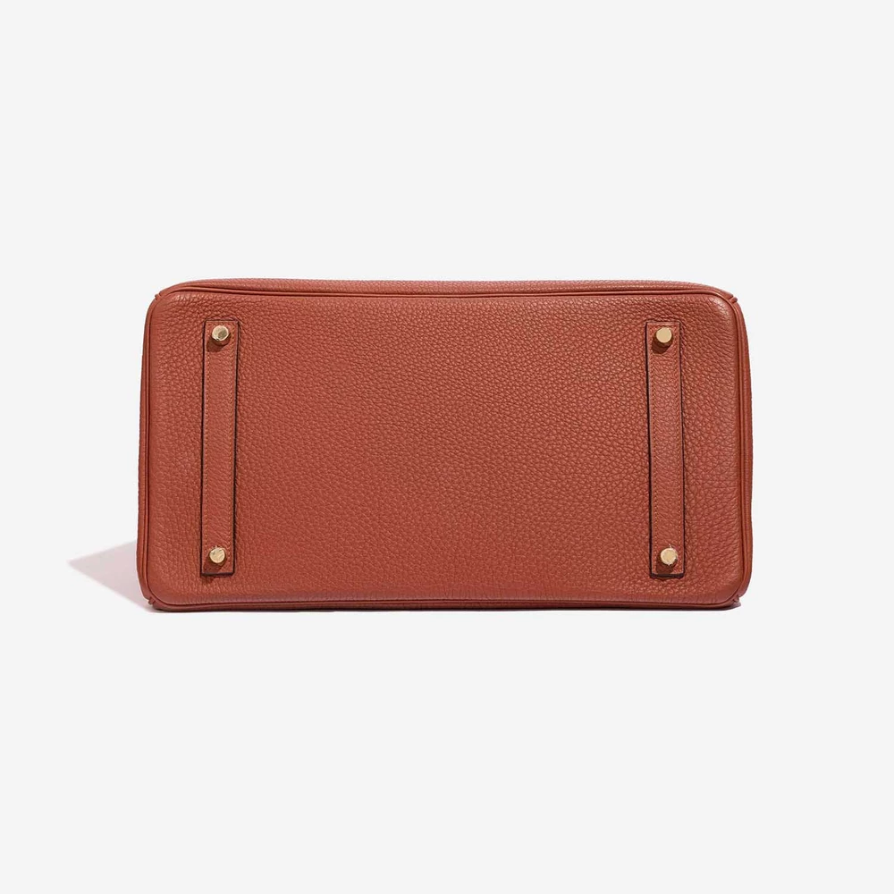 Birkin 35 Handbag in Cuivre Togo Leather with Gold Hardware - Image 3