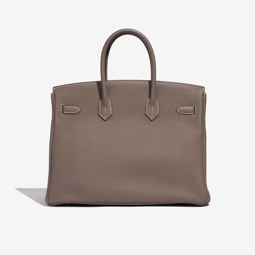 Birkin 35 in Étoupe Togo Leather with Palladium Hardware - Image 2