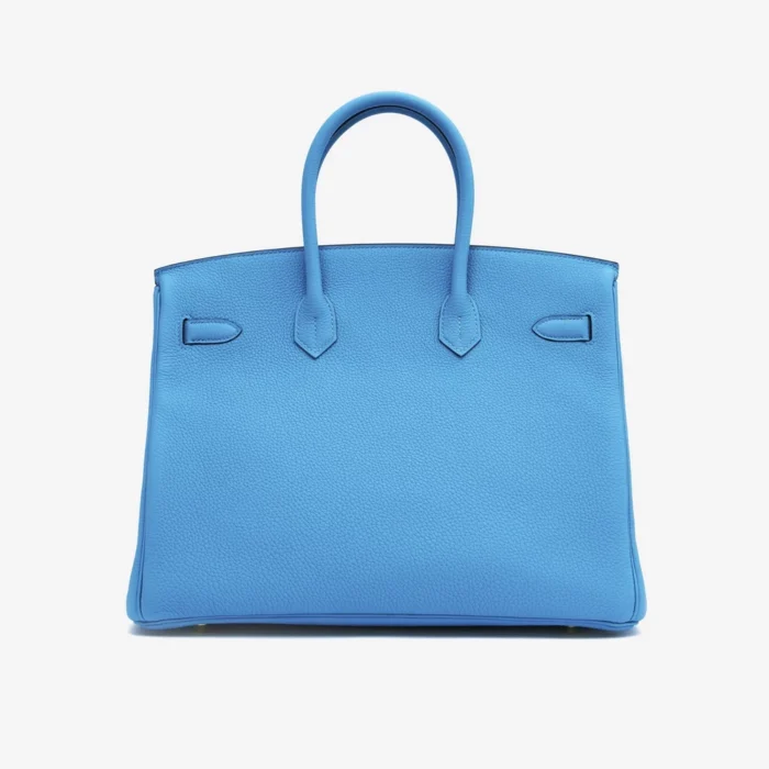 Hermès Replica Birkin Togo 35 Bleu Du Nord GHW - Replica Handbags - Image 2
