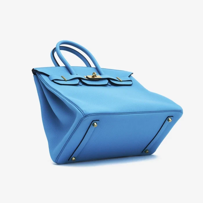 Hermès Replica Birkin Togo 35 Bleu Du Nord GHW - Replica Handbags - Image 3