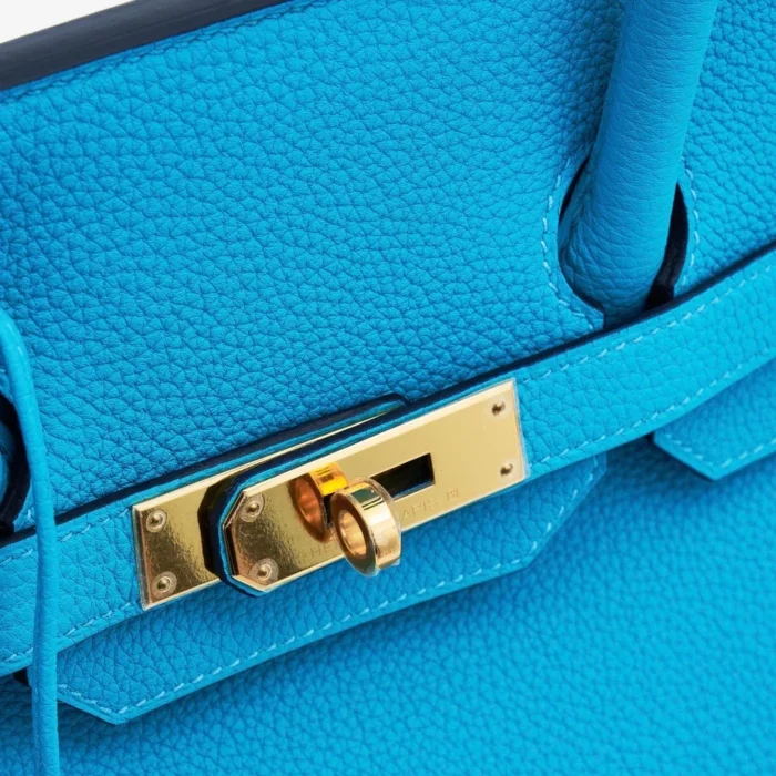 Hermès Replica Birkin Togo 35 Bleu Du Nord GHW - Replica Handbags - Image 7