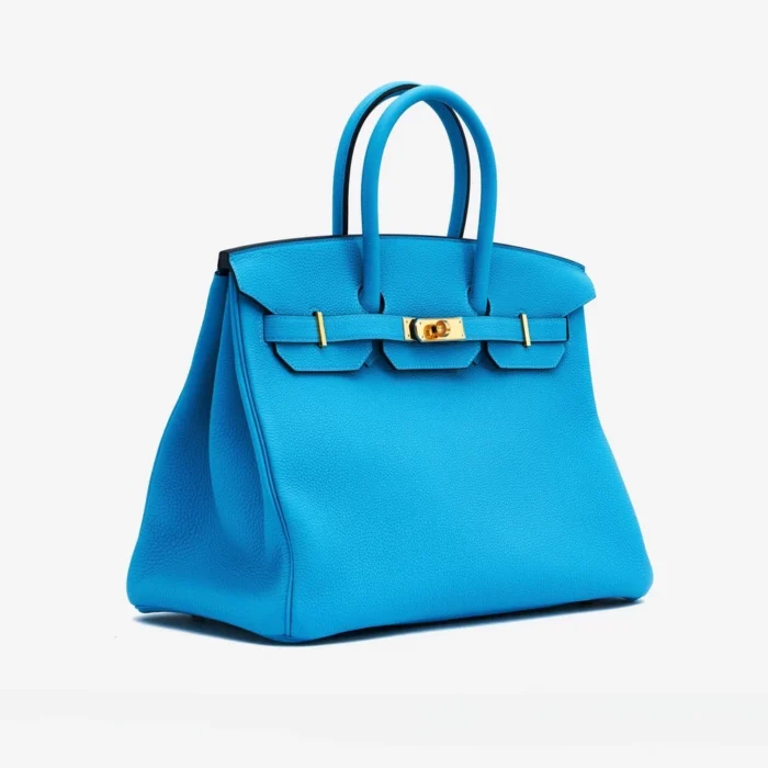 Hermès Replica Birkin Togo 35 Bleu Du Nord GHW - Replica Handbags - Image 4