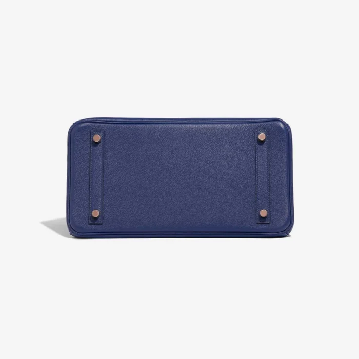 Hermès Replica Birkin Touch 30 Matte Alligator/Taurillion Novillo Blue Sapphire/Blue Marine GHW - DLF - Image 3