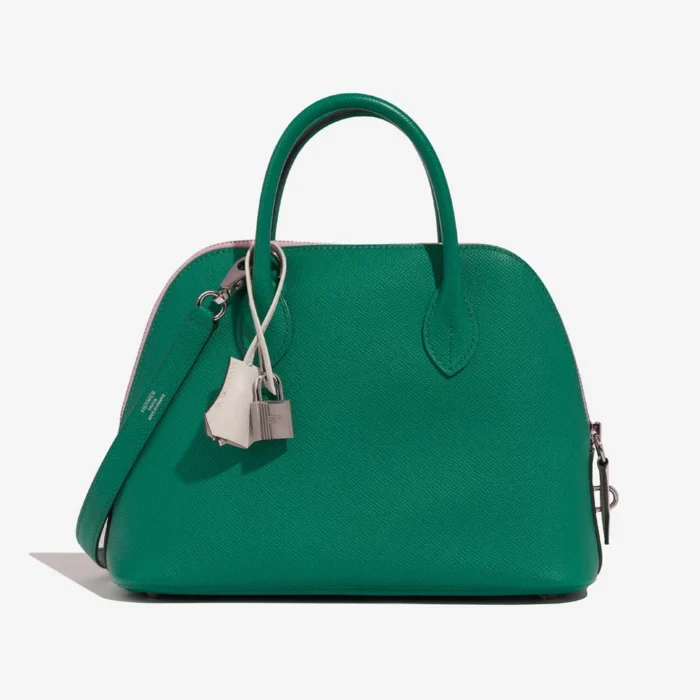 Hermès Replica Bolide 25 Epsom Vert Jade/Mauve Sylvestre/Nata PHW