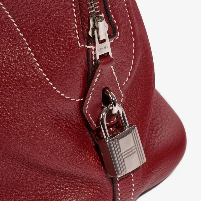 Hermès Replica Bolide 35 Clemence Rouge Grenat PHW - DLF - Image 6