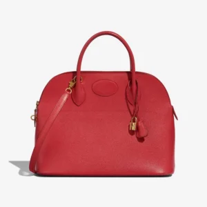 Hermès Replica Bolide 35 Veau Courchevel Rouge Vif GHW - DLF