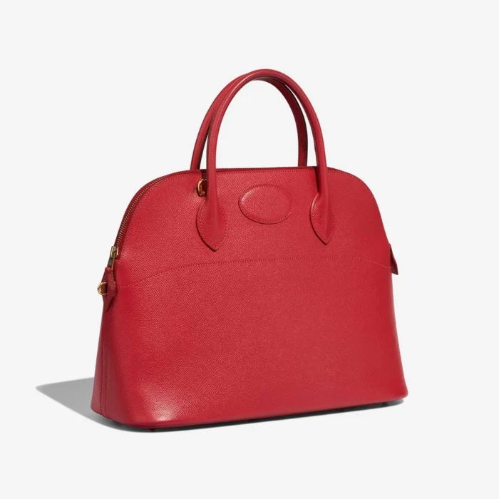 Hermès Replica Bolide 35 Veau Courchevel Rouge Vif GHW - DLF - Image 4