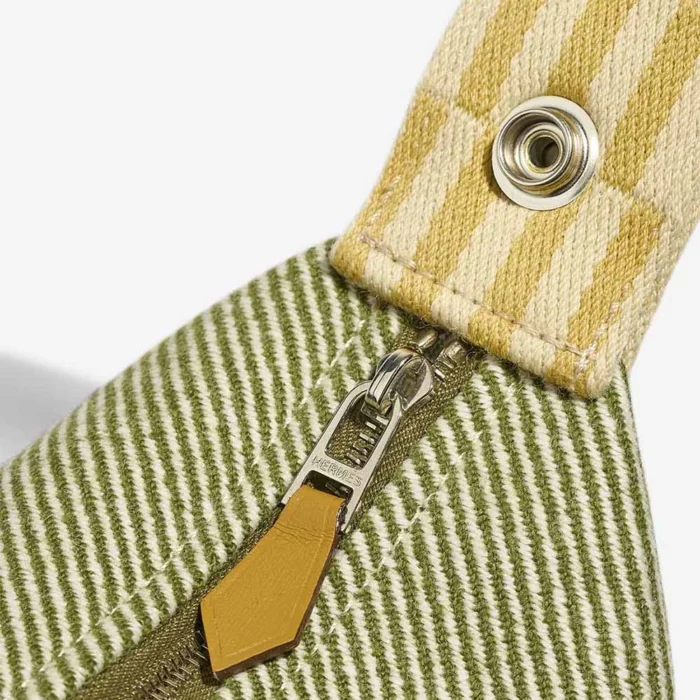 Hermès Replica Bride-à-Brac Small Wool Canopee/Ecru/Jaune Bourgeon PHW - DLF - Image 5