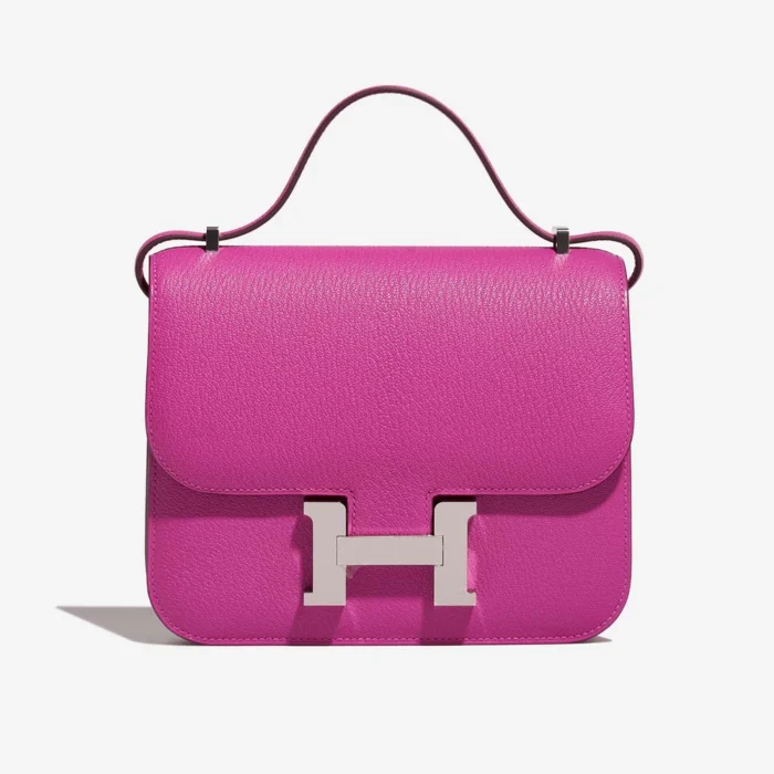 Hermès Replica Constance 18 Chevre Mysore Magnolia PHW - DLF - Image 3