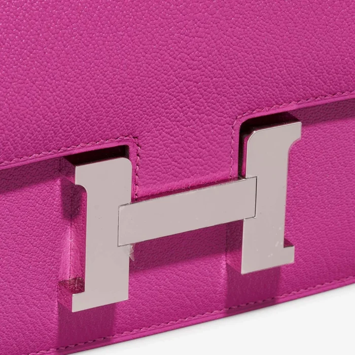 Hermès Replica Constance 18 Chevre Mysore Magnolia PHW - DLF - Image 6