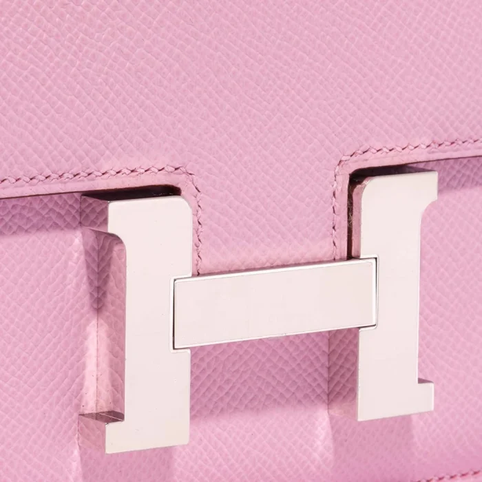 Hermès Replica Constance 18 Epsom Mauve Sylvestre PHW - DLF - Image 6
