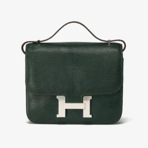 Hermès Replica Constance 18 Lizard Vert Emeraude Matte PHW