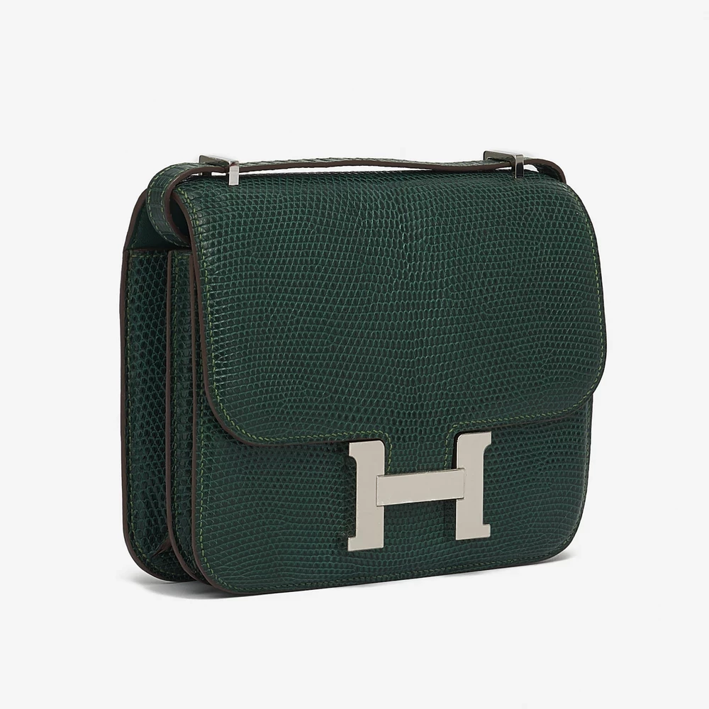 Hermès Replica Constance 18 Lizard Vert Emeraude Matte PHW – Replica Handbags - Designer Inspired Luxury Bag