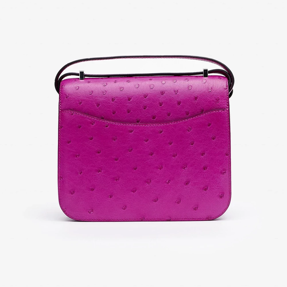 Hermès Replica Constance 18 Ostrich Pourpre PHW – Replica Handbags - Premium Alternative Bag