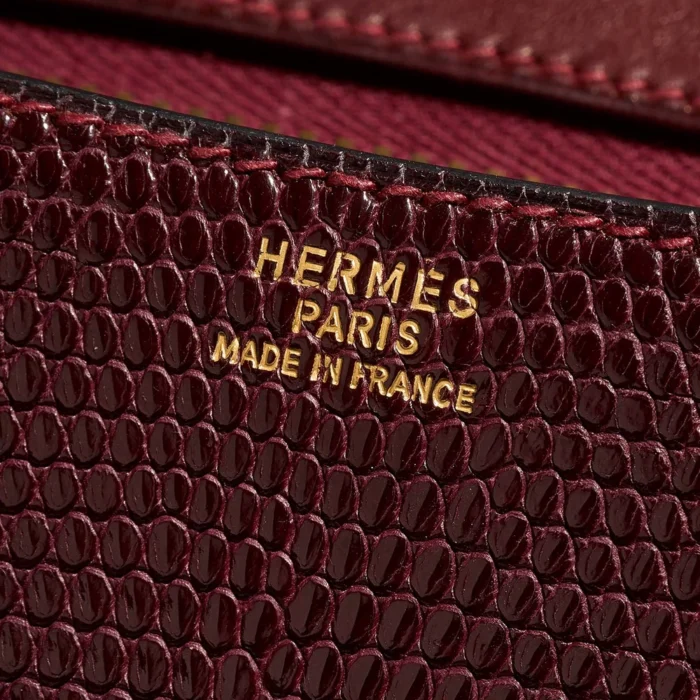 Hermès Replica Constance 23 Salvator Lizard Bordeaux GHW - DLF - Image 2