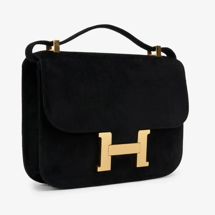 Hermès Replica Constance 24 Doblis Black GHW - Replica Handbags - Image 4