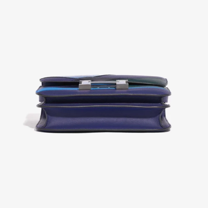 Hermès Replica Constance 24 Endless Road Swift/Alligator/Lizard Blue Encre/Blue Zellige/Vert Cypress/Blue Nuit PHW - DLF - Image 3