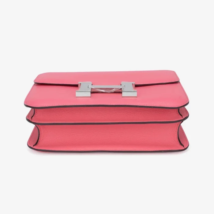 Hermès Replica Constance 24 Evercolor Rose Azalee PHW - Replica Handbags - Image 3