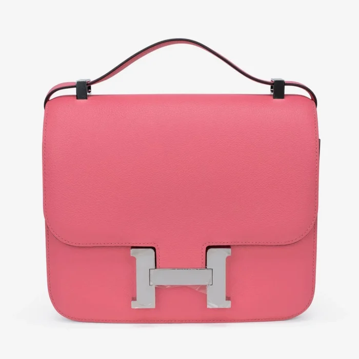 Hermès Replica Constance 24 Rose Azalee PHW - Replica Bags
