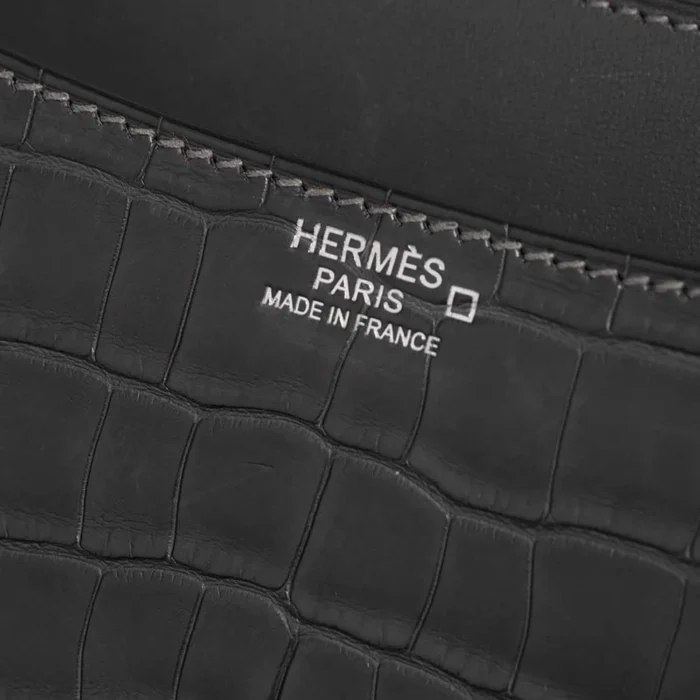 Hermès Replica Constance 24 Matte Alligator Graphite PHW - DLF - Image 2