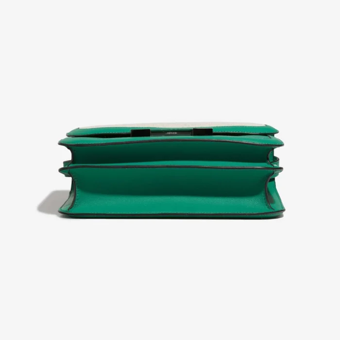 Hermès Replica Constance 24 Swift/Toile Vert Jade PHW - DLF - Image 3