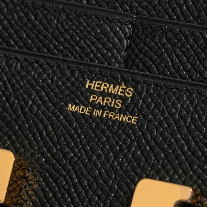Hermès Replica Constance Compact Passant Epsom Black GHW - DLF - Image 2