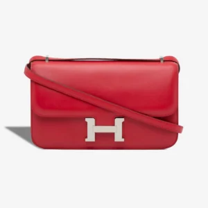 Hermès Replica Constance Elan Box Leather Rouge Casaque PHW - DLF