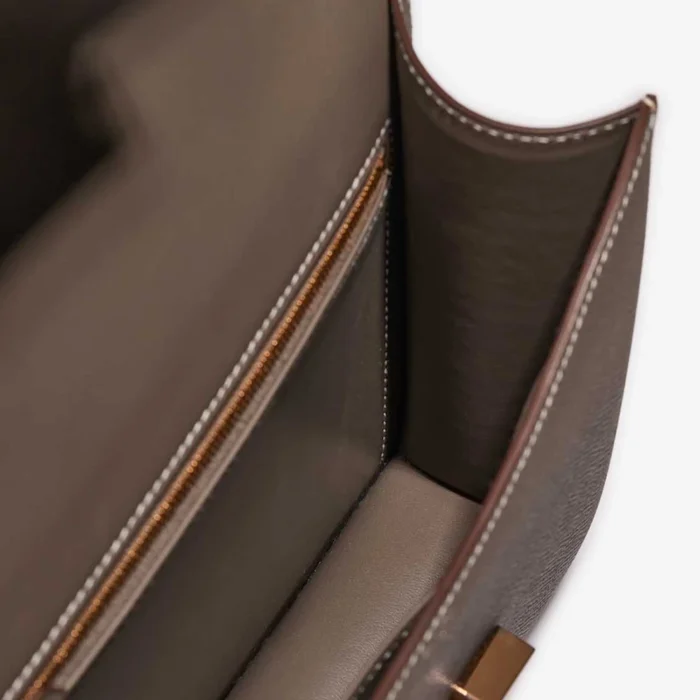 Hermès Replica Constance Reissue 1-24 Epsom Etoupe GHW - DLF - Image 6