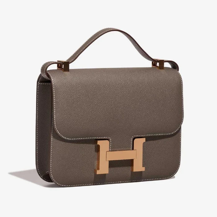 Hermès Replica Constance Reissue 1-24 Epsom Etoupe GHW - DLF - Image 5