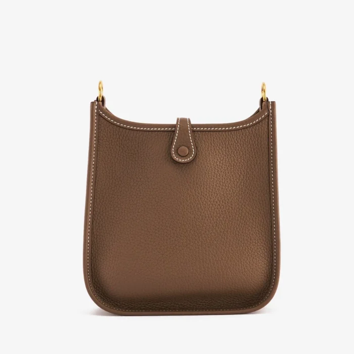 Hermès Replica Evelyne 16 Amazone Etoupe/Bleu Indigo GHW - Replica Handbags - Image 2