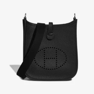Hermès Replica Evelyne 16 Taurillon Clemence Black PHW - DLF