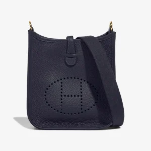 Hermès Replica Evelyne 16 Taurillon Clemence Bleu Nuit GHW - DLF