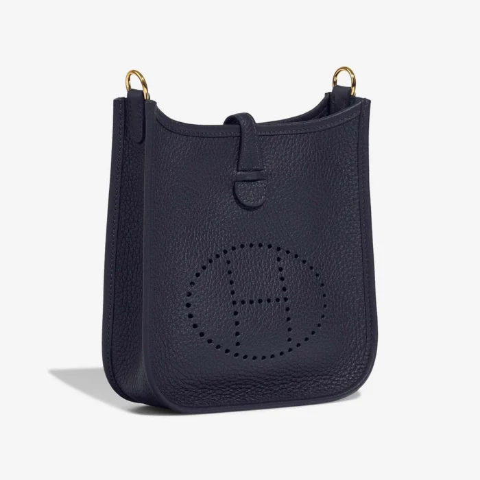 Hermès Replica Evelyne 16 Taurillon Clemence Bleu Nuit GHW - DLF - Image 5