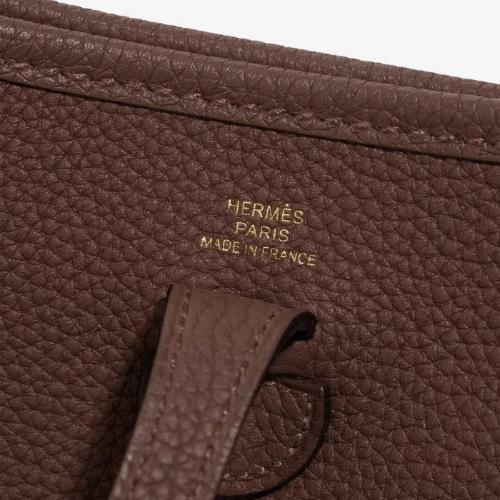 Hermès Replica Evelyne 16 Taurillon Clemence Cacao GHW - DLF - Image 2