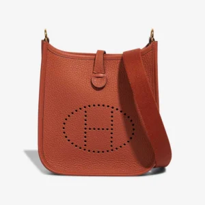 Hermès Replica Evelyne 16 Taurillon Clemence Cuivre GHW - DLF