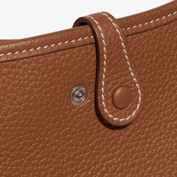 Hermès Replica Evelyne 16 Taurillon Clemence Gold PHW - DLF - Image 6