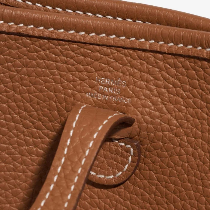 Hermès Replica Evelyne 16 Taurillon Clemence Gold PHW - DLF - Image 2