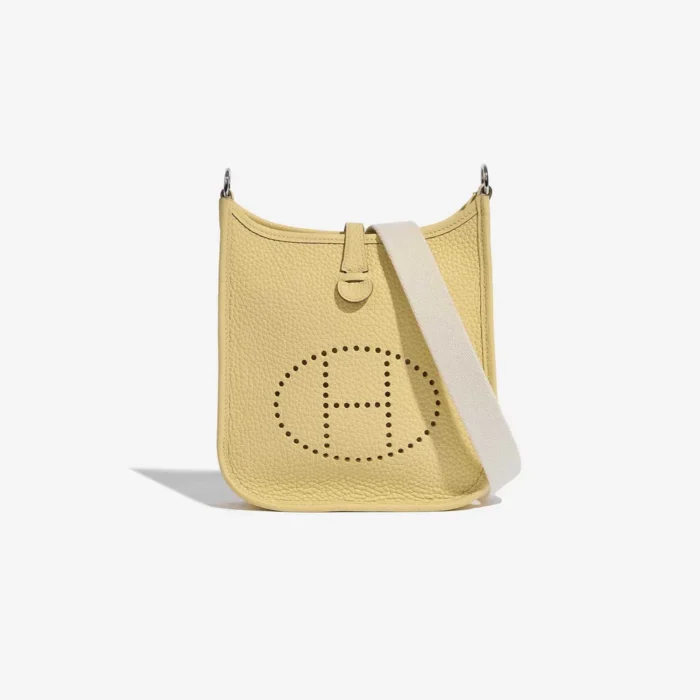 Hermès Replica Evelyne 16 Taurillon Clemence Jaune Poussin PHW